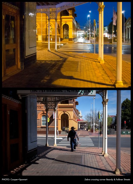 Photo: Cooper+Spowart – Beardy Street zebra crossing
